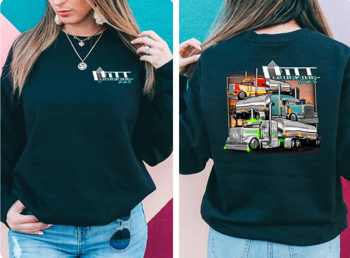 Three Hitt Trucks - Crew Sweatshirt