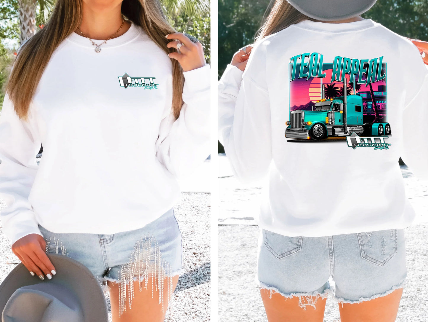 Teal Appeal - Crew Sweatshirt