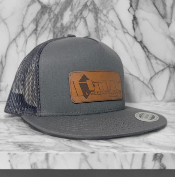 Hitt Trucking Hat - Leather Patch