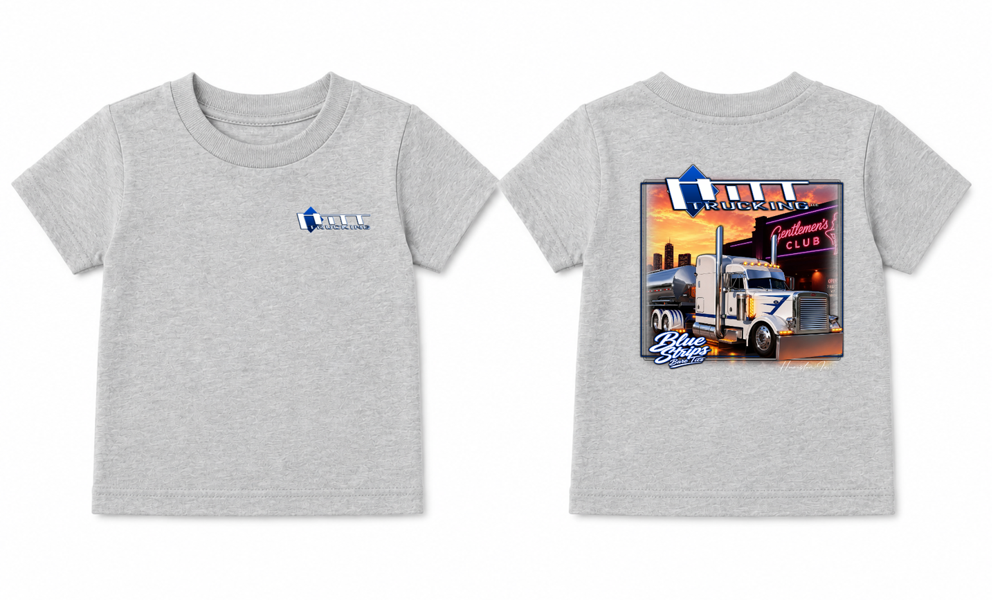 Blue Strips Toddler Tee