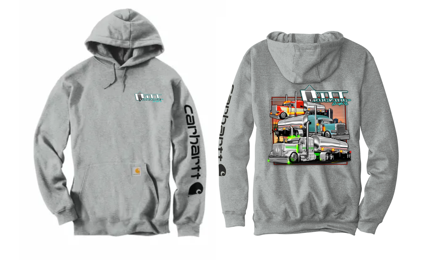 3 Hitt Trucks Carhartt® Midweight Hooded Logo Sweatshirt