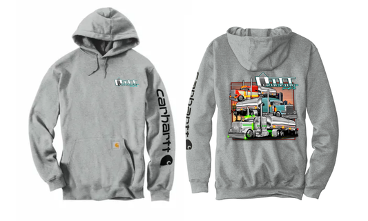 3 Hitt Trucks Carhartt® Midweight Hooded Logo Sweatshirt