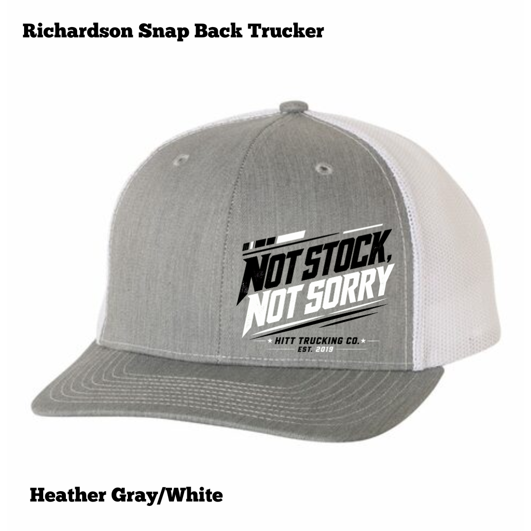 Not Stock Not Sorry Richardson Hat