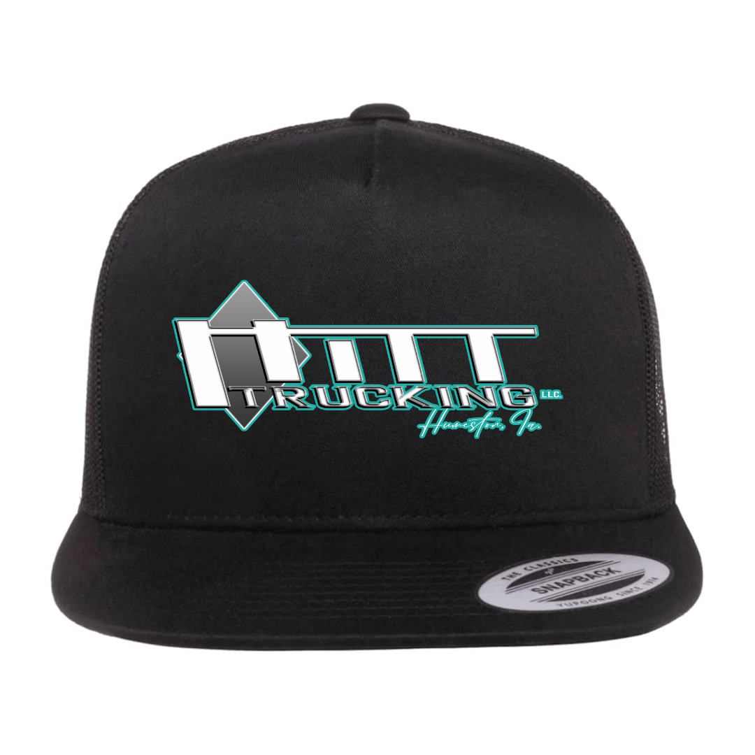 Teal Hitt Trucking Co. Yupoong Classic Trucker Snapback