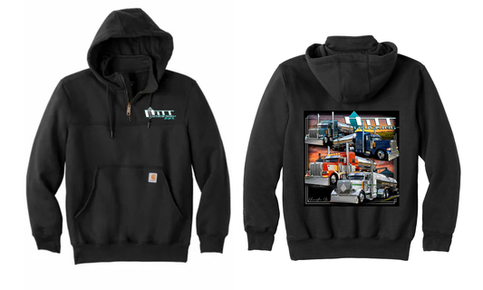 2026 4 Hitt Trucks Carhartt® Rain Defender® Heavyweight Hooded Zip Mock Sweatshirt