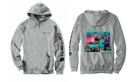 Teal Appeal Carhartt® Midweight Hooded Logo Sweatshirt