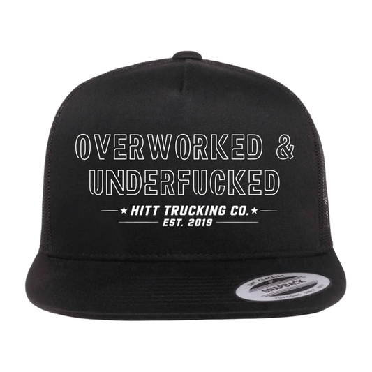 Overworked Yupoong Classic Trucker Snapback