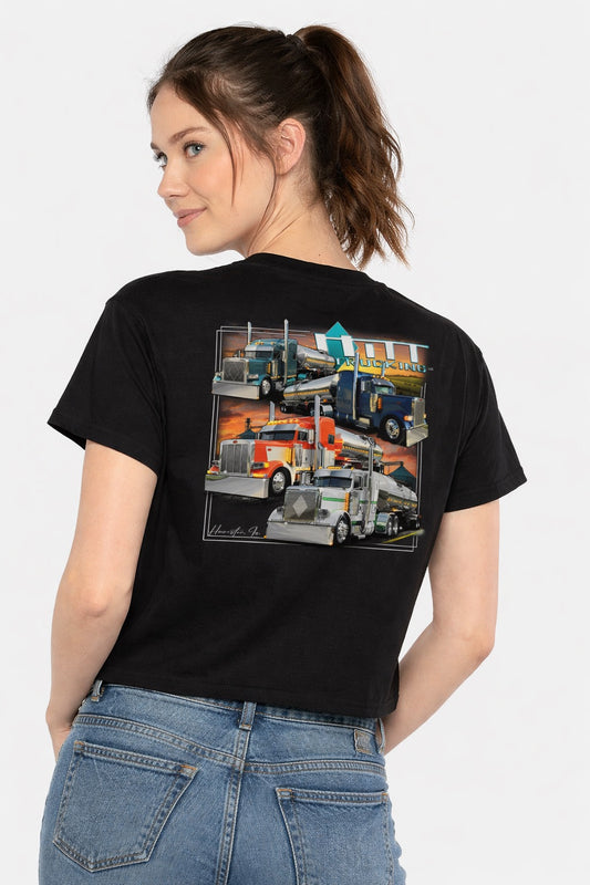 2026 4 Hitt Trucks • Crop Top Tee