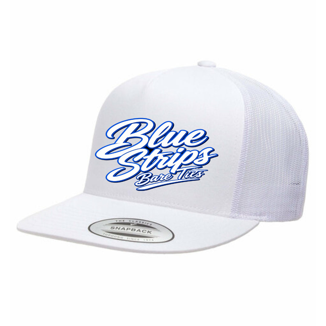 Blue Strips Hitt Trucking Co. Yupoong Classic Trucker Snapback