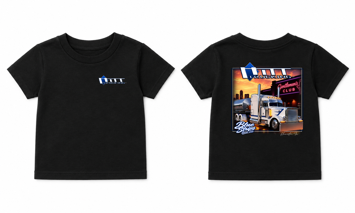 Blue Strips Toddler Tee