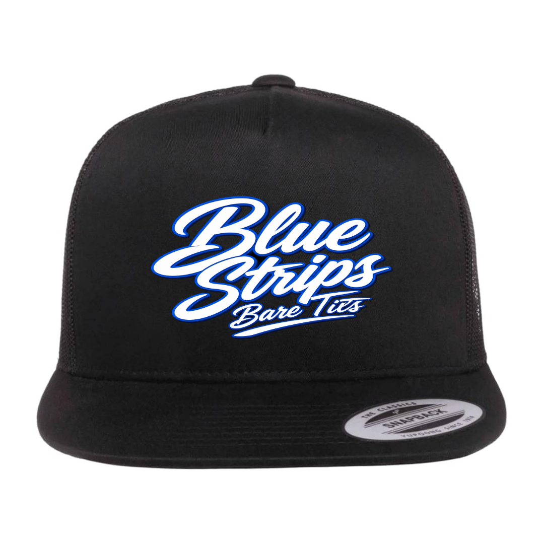 Blue Strips Hitt Trucking Co. Yupoong Classic Trucker Snapback