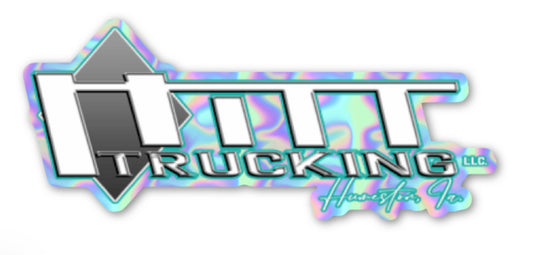 Holographic Hitt Trucking Sticker