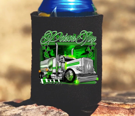 Poison Ivy - Black Can Cooler