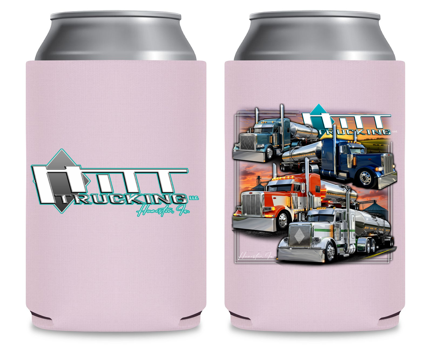 2026 4 Hitt Trucks - Pink Can Cooler