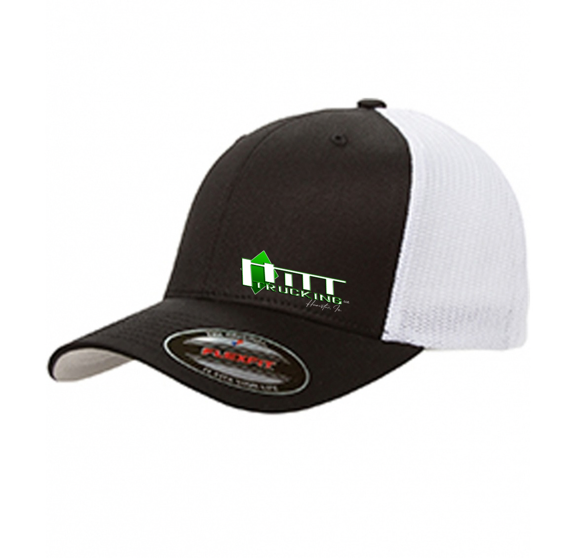 Hitt Trucking Flexfit Hat - Green Logo