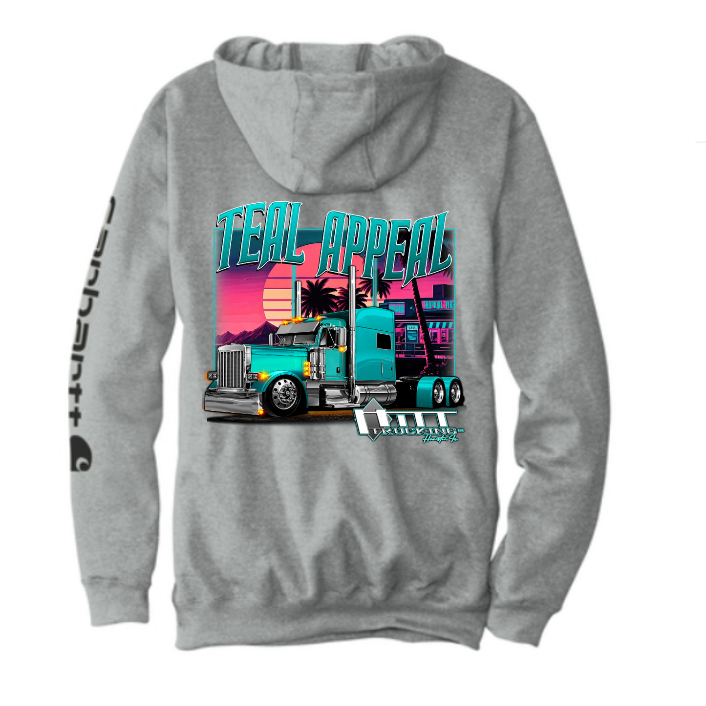Teal Appeal | Carhartt® Midweight Hooded Logo Sweatshirt