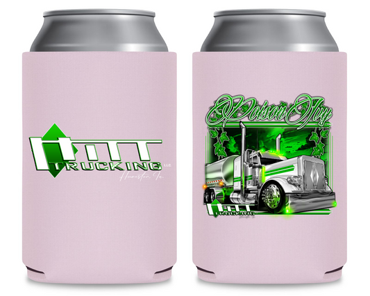 Poison Ivy - Pink Can Cooler